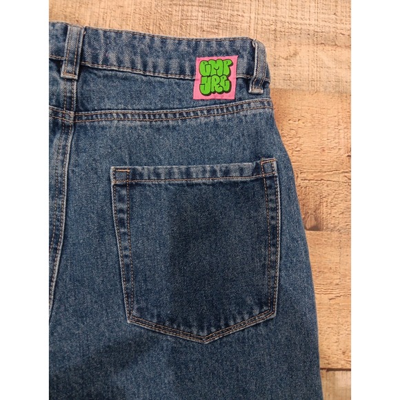 EMPYRE Acid Wash Blue Jeans Size 4 Denim Stright Fit Skater Y2K 2156 - Picture 15 of 16